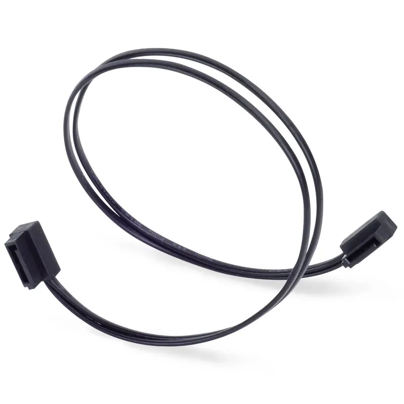 

CP11B-300 SATA Cable with Lateral 90 Degree Angled SATA Connector 6Gb/s 30cm Black