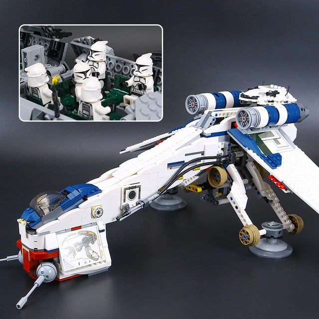 05053 Star New Wars 1788pcs Republic With At- Walker Model Building Blocks Bricks Legoinglys Birthday - Blocks - AliExpress