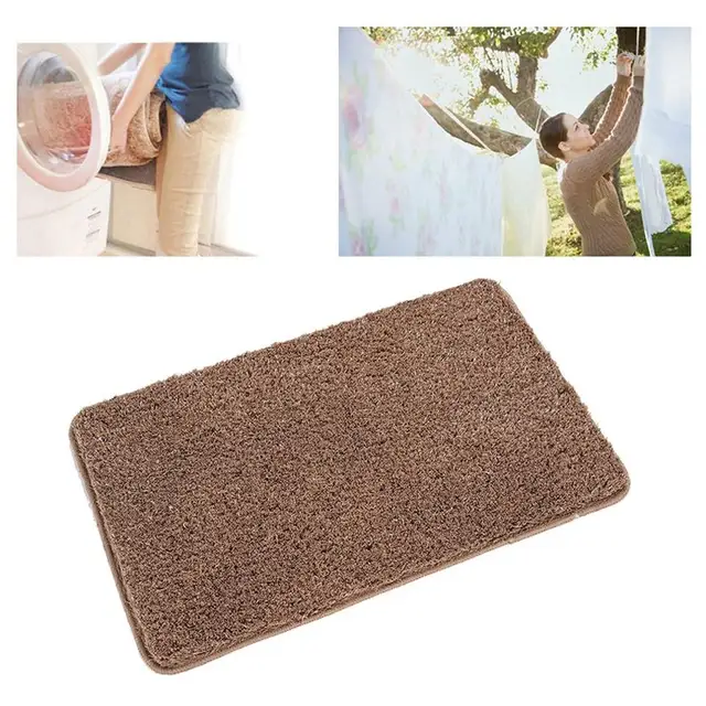 Superfine Fibre Polyester TPE Water Absorbent Door Mat Clean Mud