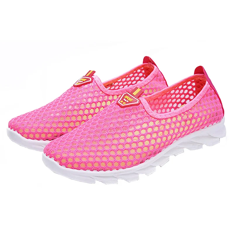 

2018 New Women Shoes Women Breathable Mesh Sneakers Shoes Ballet Flats Ladies Slip On Thick Soled Flat Sneakers Sapato Feminino