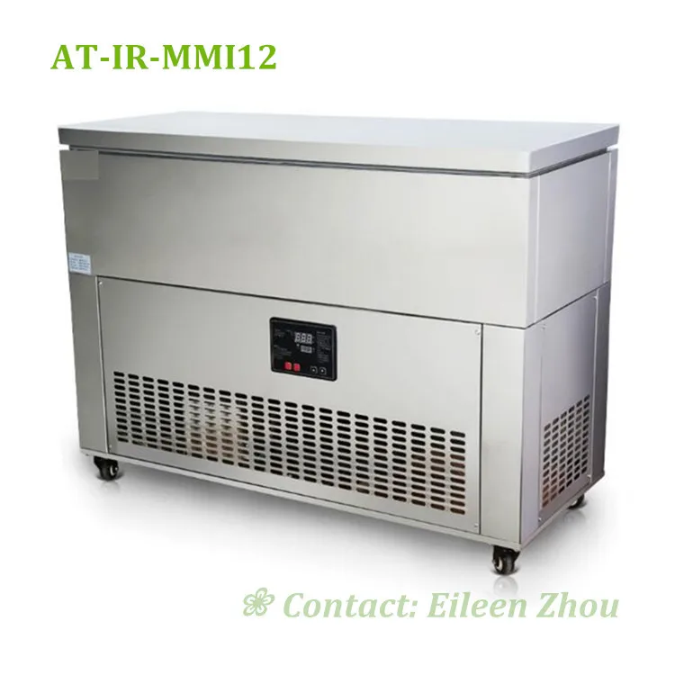 

12 barrels commercial mein mein ice cream ice cube block machine, mein mein snow ice block freezing moulding machine