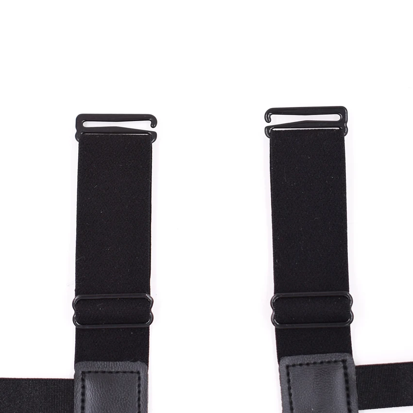 Shirt Stays Holder Gentleman Leg Suspenders Duckbucks buckle Shirt Braces Elastic Uniform Business strap Garters 1pair