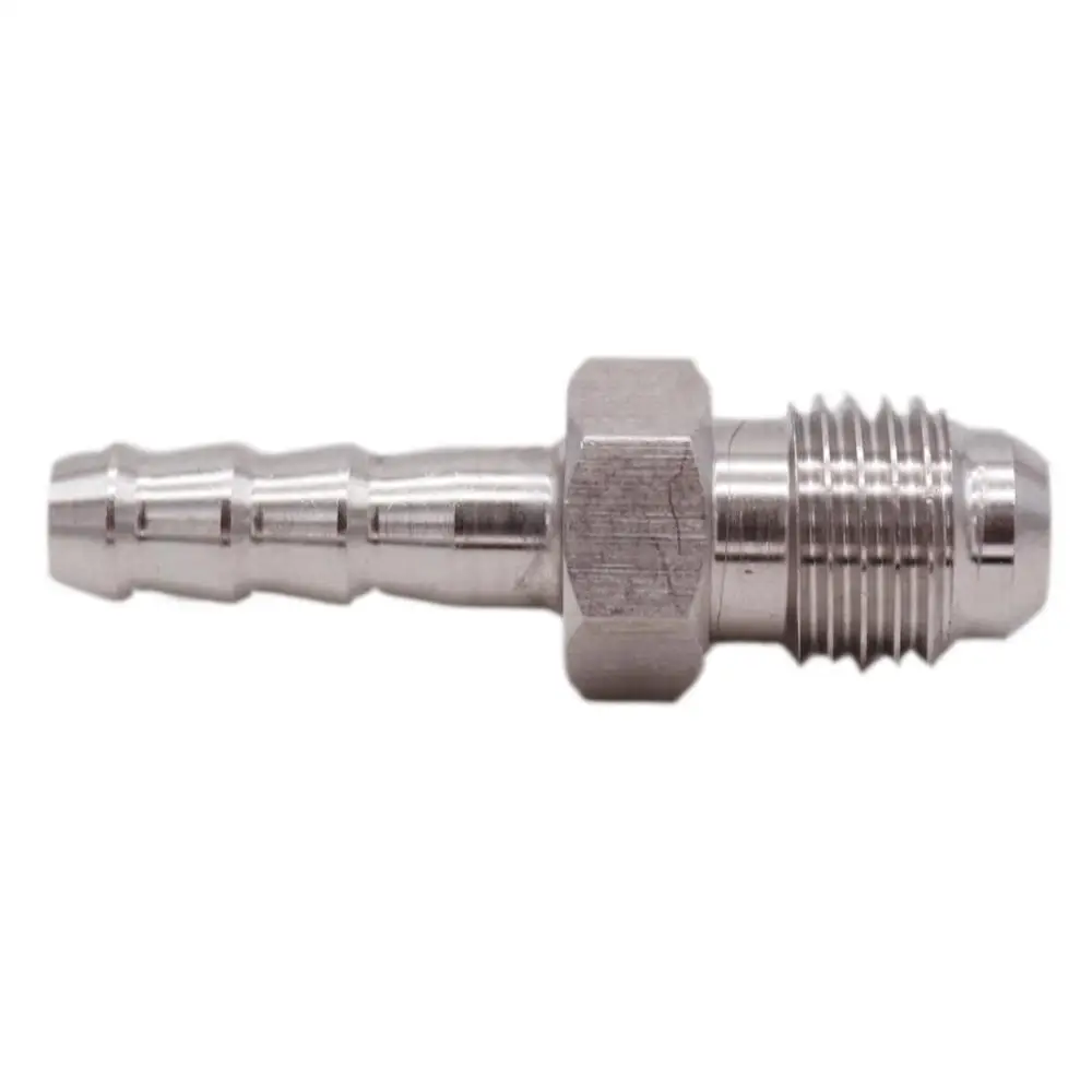 6mm Hose Barb x 1/4" MFL Male Flare Adapter Beer Kegging Fitting 304