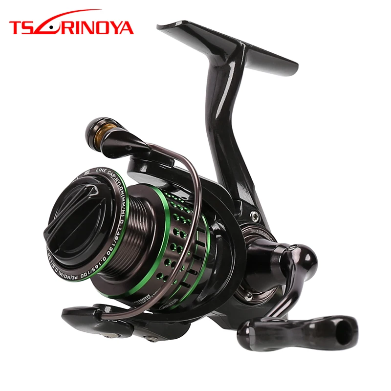 

Tsurinoya Spinning Reel 162g Ultra-light Weight 10+1BB Carbon Fiber Body Fishing Lure Reel Kingfisher 800/1000