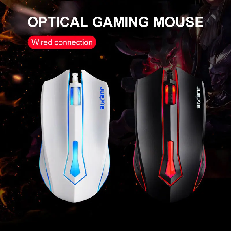 

Practical Optical Mice Mouse 3 Keys Gaming Mouse Working Portable Wired Mouse Laptop