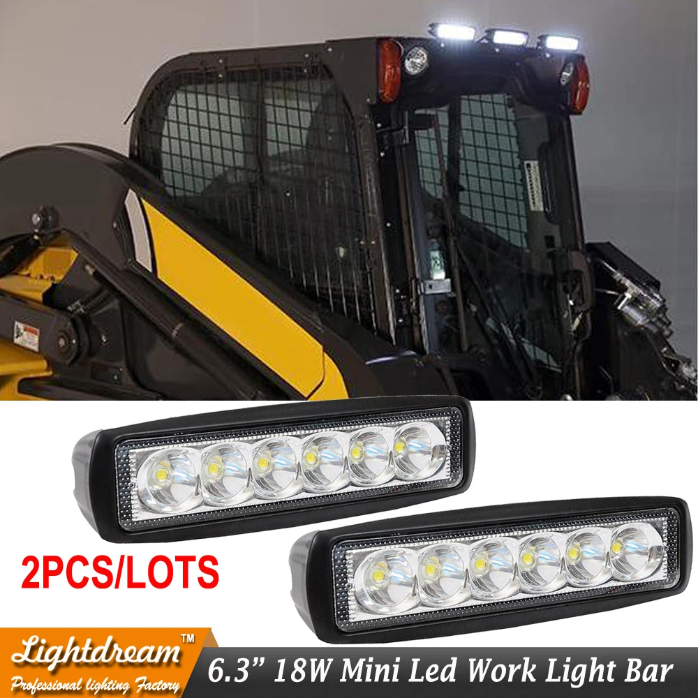 Светодиодные фары рабочего света 6 дюймов 18 вт 12 в|utv news|lamp flexlamp ipl |