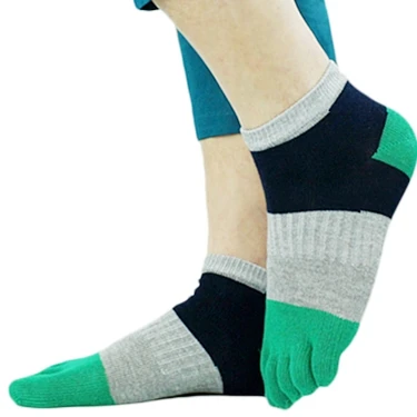 3 пары Для мужчин пять пальцев носки смесь цветов хлопок короткие ботильоны Пот 5 носки мужские носки для сандалий