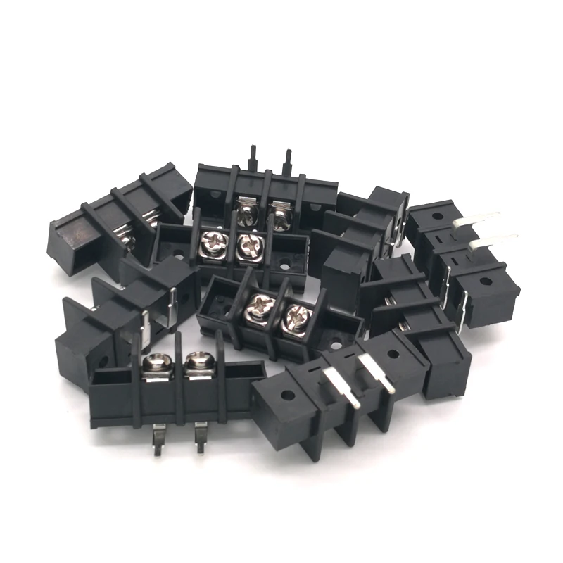 5 шт./лот Picth 9 мм Прямоугольный 2P 3P барьер PCB Клеммная колодка провод Кабельный