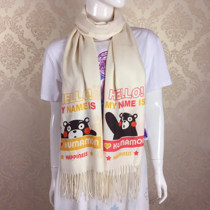Natsume Yuujinchou Шарф Аниме для женщин мальчиков девочек имитация кашемира осень зима теплый с кисточками шарф шаль мягкая теплая упаковка подарок
