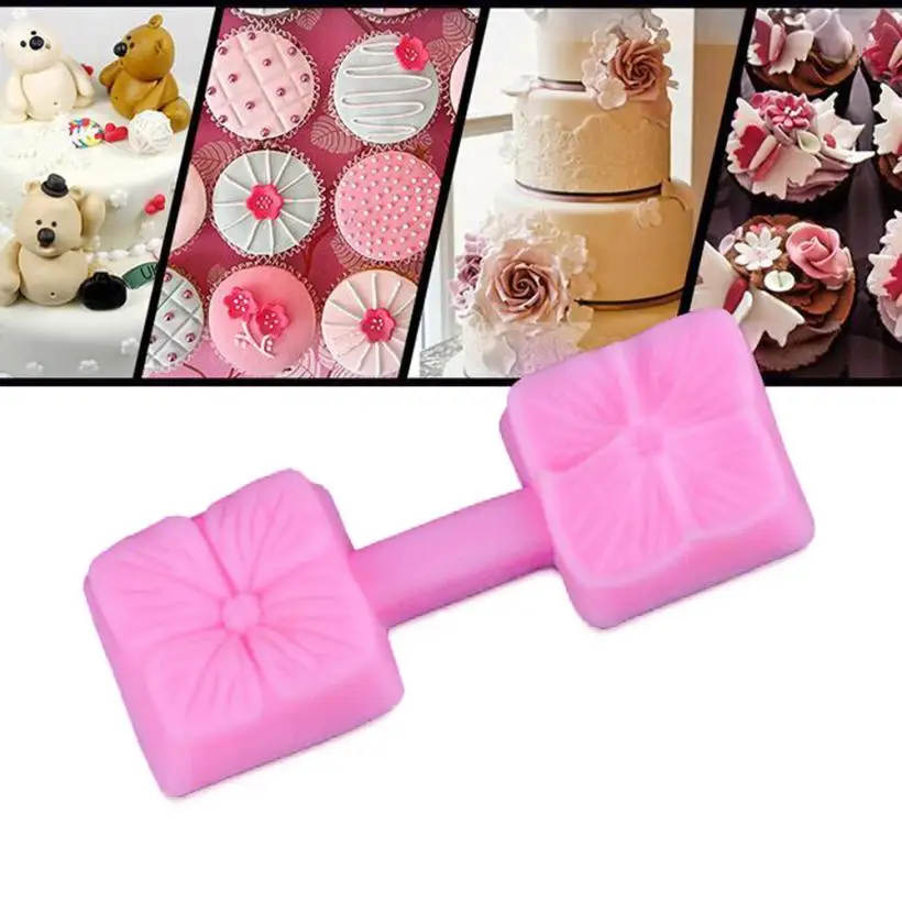 

New Silicone 3D Rose Flower Fondant Cake Chocolate Sugarcraft Mould Mold Tools Silicone Candy Chocolate Dessert Mold 40P