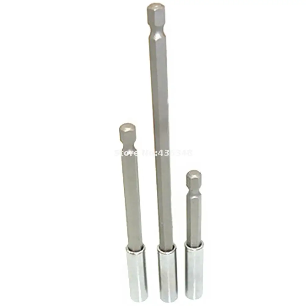 3Pc Magnetic Bit Holder Set 75mm 100mm 150mm Extension Bars Amtech L2210