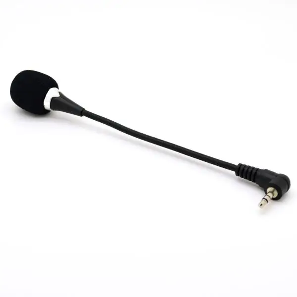 

High quality Details about For PC Laptop Notebook MSN Skype Mini Sized 3.5mm Flexible Neck Microphone Mic