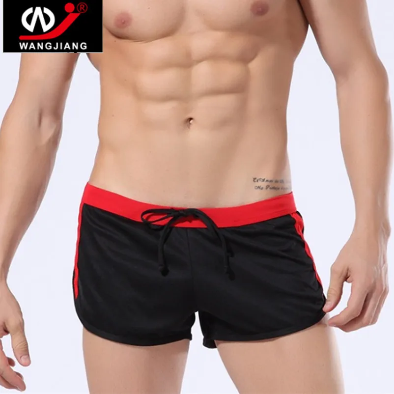 Boxers Men Underwear Fitted Draping Board Shorts Mid Rise Male Brand