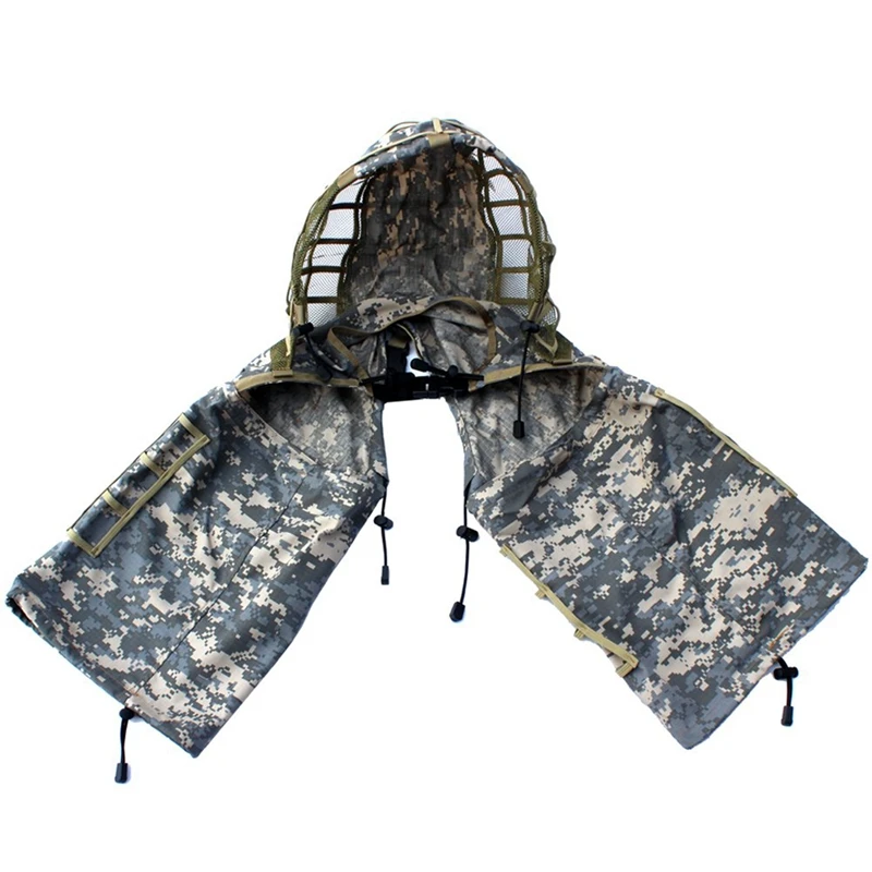 

Sniper Ghillie Suit Foundation, Ripstop, Camouflage Tactical Ghillie Hood