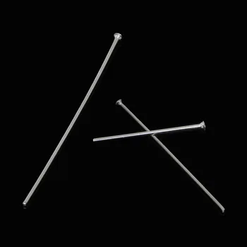 

300-600pcs 20/30/40mm Stainless Steel "T" Head Pins Needles For Diy Earring Craft Bracelet Jewelry Making Blank Base Accessories