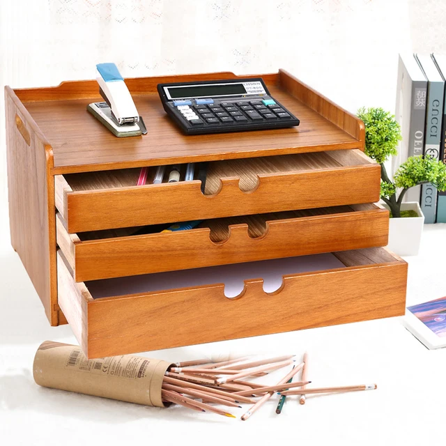 Storage Products Desktop Box Wooden Office Desk Drawer Storage Products Desktop Box Wooden Office Desk Drawer Cabinets Small With Finishing File