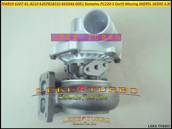 

T04B59 6207-81-8210 6207818210 465044-0051 465044 Turbo Turbocharger For Komatsu PC200-5 PC220-5 Earth Moving S6D95L S6D95 4.89L