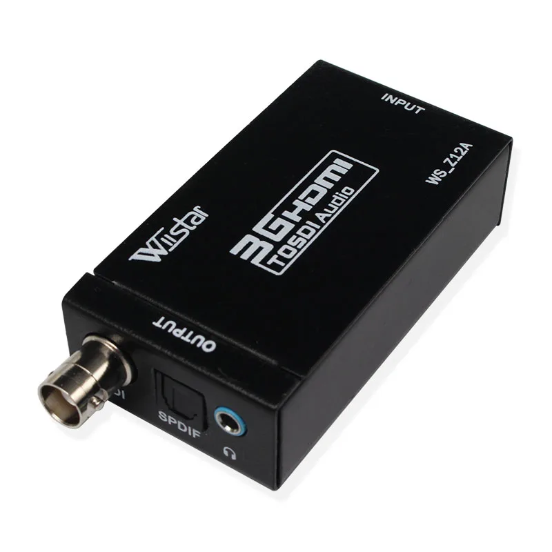  Wiistar 2 Pezzi Hdmi a Sdi Converter con Audio Optial Toslink Hdmi per Audio di Sostegno 3G/Hd/ SD-