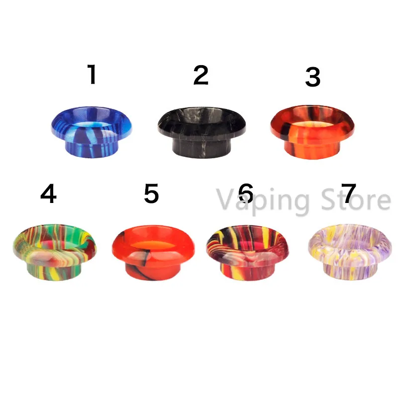 

Wide Bore Short 810 Low Profile Drip Tip Goon Resin Mouthpiece for OFRF NexMESH Sub-Ohm Tank/OBS CubeTank/QP Fatality M25 RTA