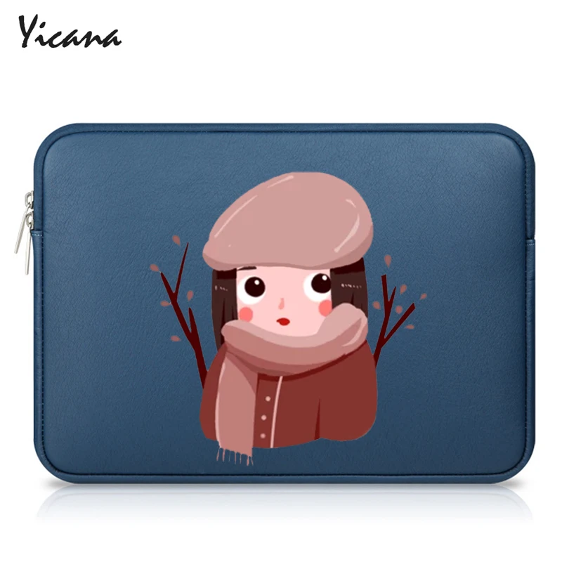 Изготовленный На Заказ Модный чехол для ноутбука для милой девочки PU для Macbook Pro Air retina 1" 13 14 15 дюймов водонепроницаемая сумка для ноутбука