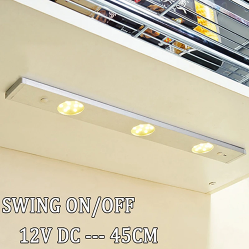 New Modern Ir Sensor Under Kitchen Cabinet Lighting Fixtures On New Modern Ir Sensor Under Kitchen Cabinet Lighting Fixtures On Off Switch Wall Light Long Aluminum Linear 12v Led Lamp In Indoor Lamps From