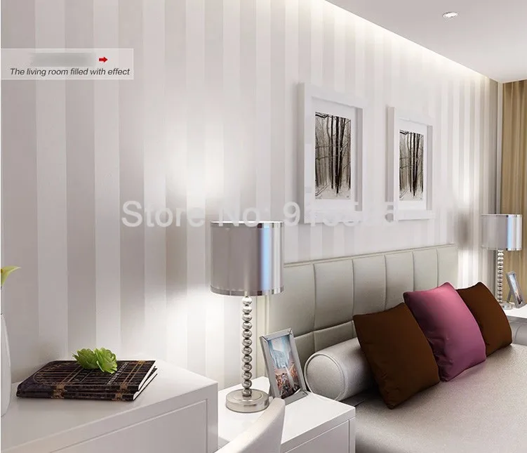 Современный минималистичный полосатый блеск обои нетканые обои для гостиной диван ТВ фон обои Papel де Parede
