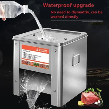 

Electric meat slicer commercial automatic cutting machine slice dicing machine meat grinder cutting machine small table