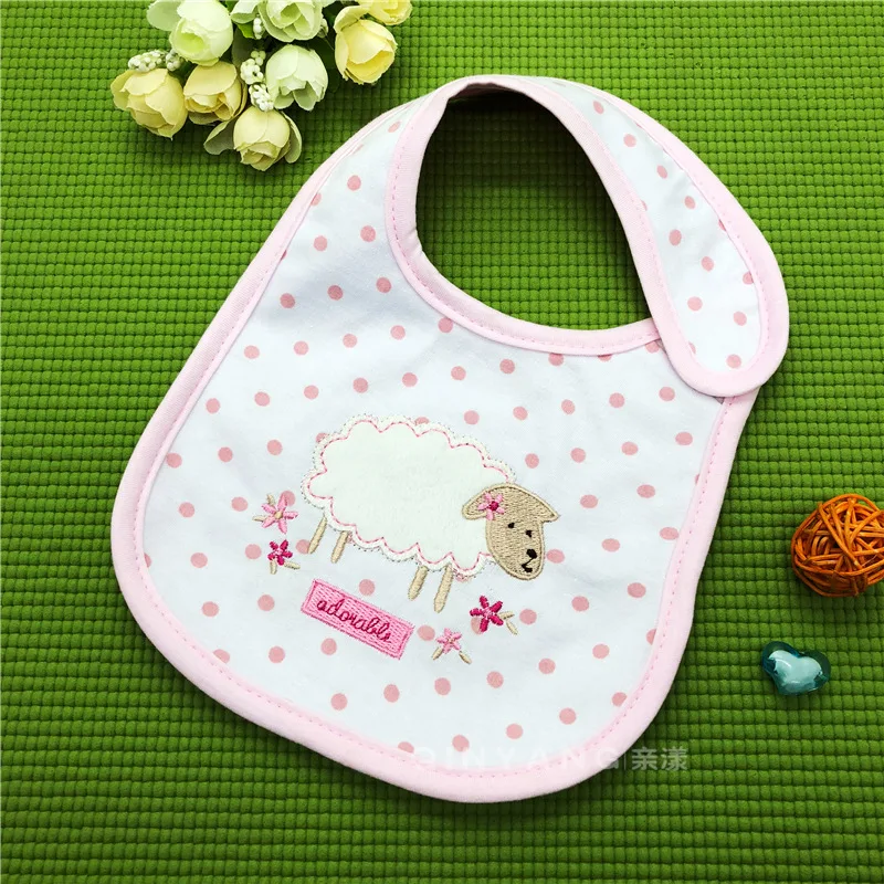 1 шт. Детский водонепроницаемый нагрудник с мультяшным оленем|burp cloth|bandana baberobaby bibs