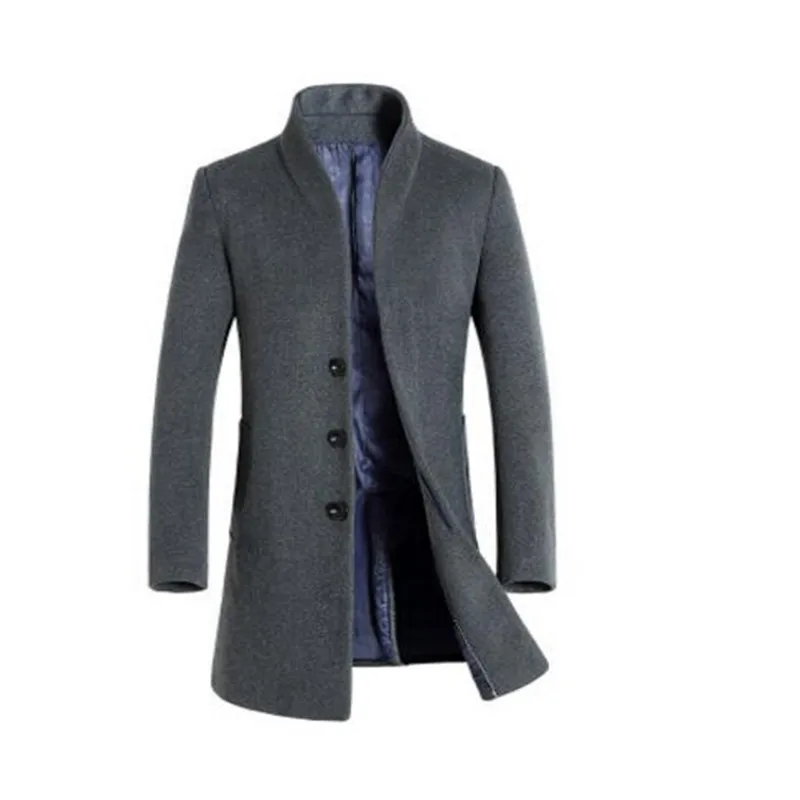 grey hooded trench coat