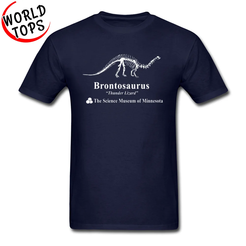Normal Tops Tees 2018 New Fashion Short Sleeve Men T Shirt TpicOriginaltitle Unique Labor Day Clothing Shirt O-Neck Brontosaurus Stranger Thunder Lizard Things Shirts navy