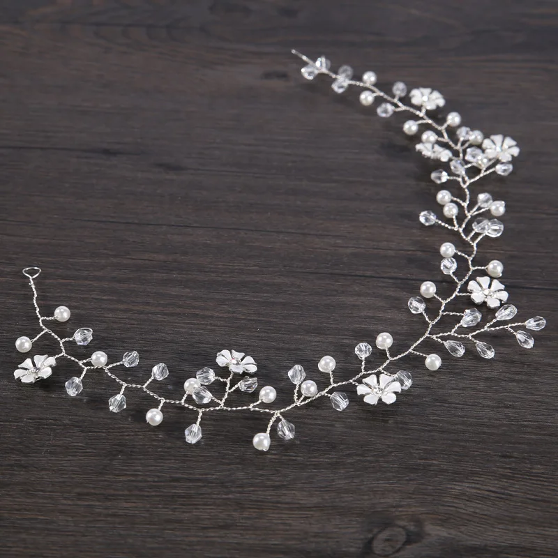 Silver Headbands Flower (2)