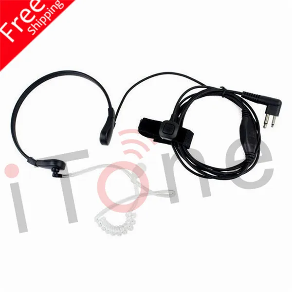 Vibration Headset Transceiver Mic Radio Earpieces Walkie Talkies Earpiece Air Acoustic Talky