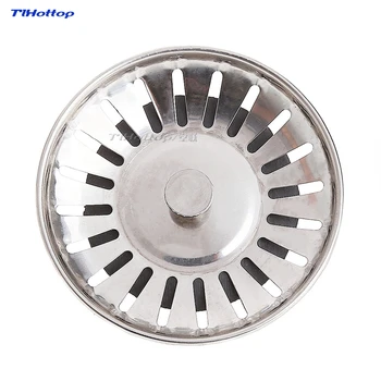 

Kitchen Stainless Steel Basin Drain Dopant Sink Strainer Basket Waste Filter