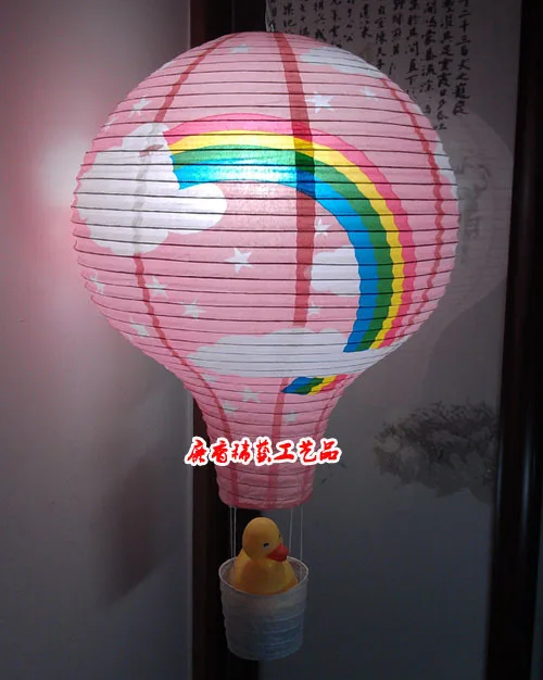 Pink Hot Air Balloon Lampshade