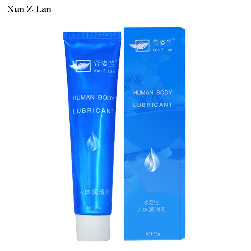 Xunzlan silicone anal lubricants 55g Sex Oil lubricant anal vaginal intercourse man female oral lubricant gay anal sex lubricant