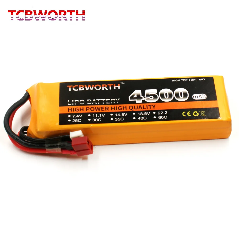 Online 3S drone RC batería LiPo 3S 11,1 mah 4500 V 40C 80C batería LiPo 3S para RC avión batería LiPo RC de 11,1 V de recarga de coche de barco drone