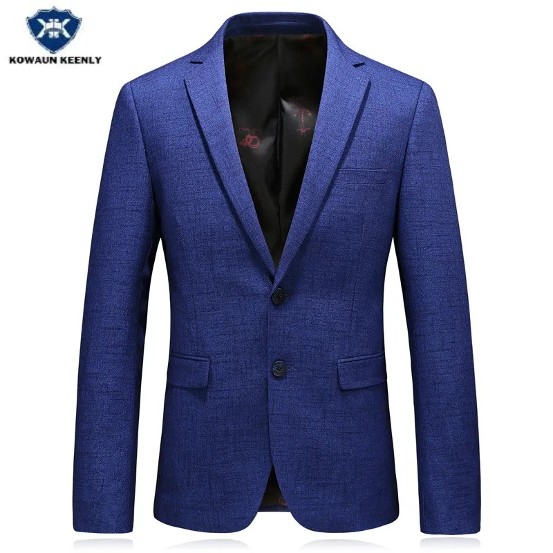 Kowaunkeenly 2018 new arrival High quality men's Simple blazer jacket ...