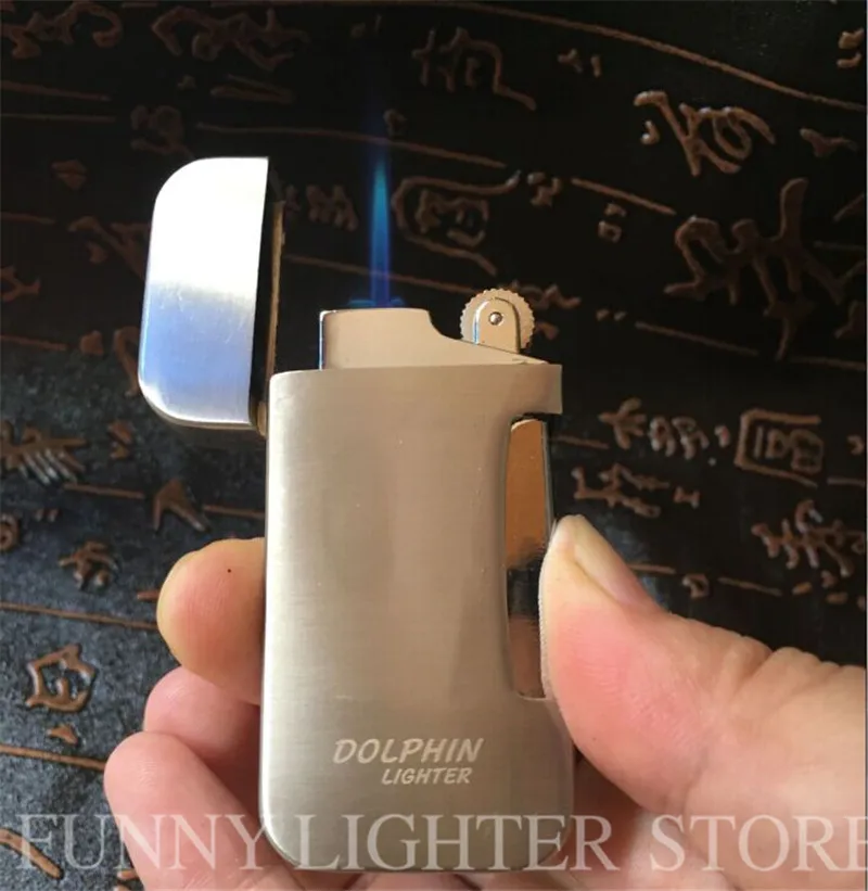  Double Moulds Torch & Jet Lighter Windproof Cigar Lighter Portable Ignition Metal Reflatable Butane