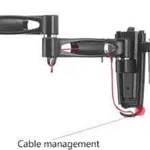 Suptek запираемый RV tv настенное крепление для большинства 13-24 ''светодиодный/ЖК/O светодиодный и плоский экран tv s MA2790-2