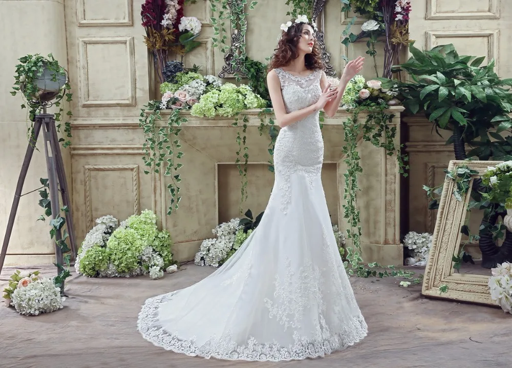 Реальные изображения Свадебное платье размера плюс свадебные платья robe de mariage Cystal расшитые бисером тюлевые платья невесты