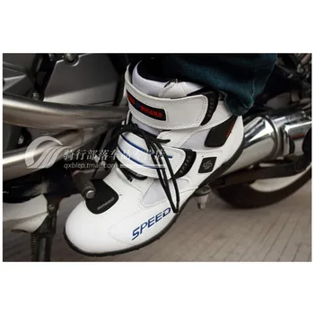 

A005 Soft Motorcycle Boots PRO boot biker waterproof SPEED Motorboats Men motocross boots Non-slip motorcycle shoes