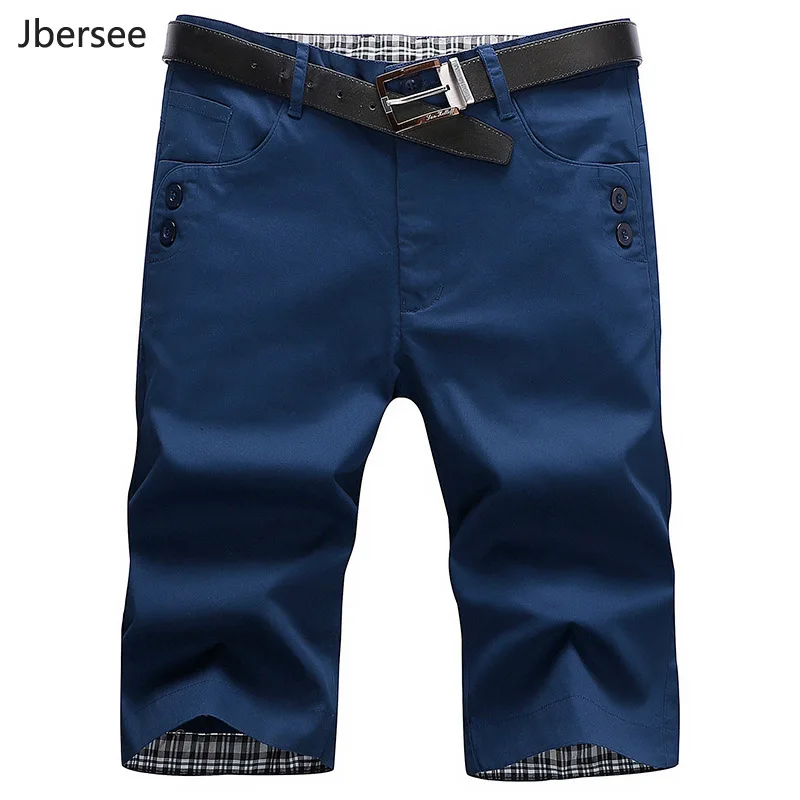 Jbersee Мужские шорты новые летние хлопковые шорты мужские модные брендовые шорты плюс размер армейские шорты пляжные мужские шорты 28-36