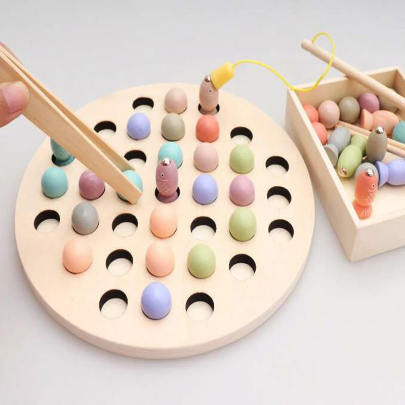 Educational Toys Montessori Math Toy Clip Wooden Beads Magnetic Fish Puzzle Game Multi-function Toys For Children Educational Toys Montessori Math Toy Clip Wooden Beads Magnetic Fish Puzzle Game Multi-function Toys For Children