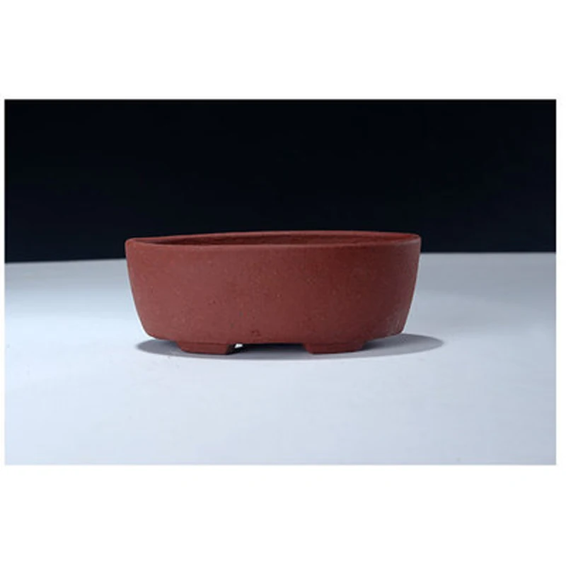 High Quality Oval Chinese Yixing Zisha Mame Shohin Bonsai Succulent Plants Pot 4 color