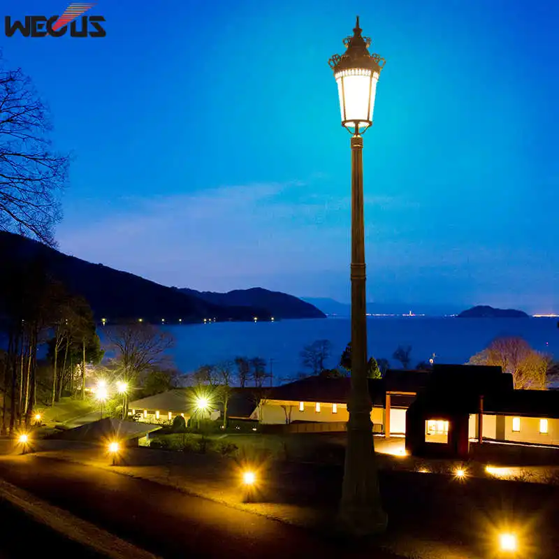 Solar Garden Lights Led Lamp Led Street Lamp European Antique Courtyard Landscape Garden Scenic Road Villa Street Lights