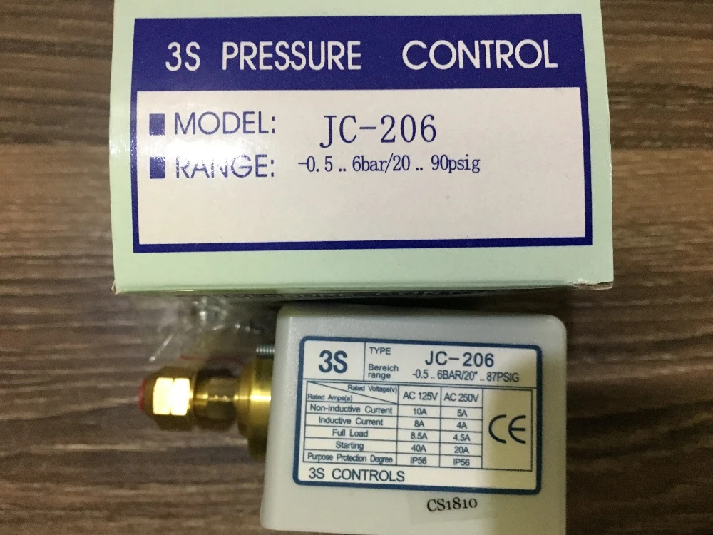 3s pressure switch single electro controller jc 206 Brand new original