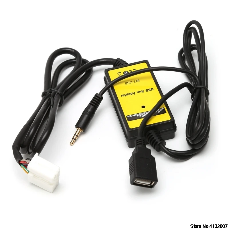 Автомобильный MP3 аудио интерфейс SD AUX USB кабель для передачи данных адаптер СD