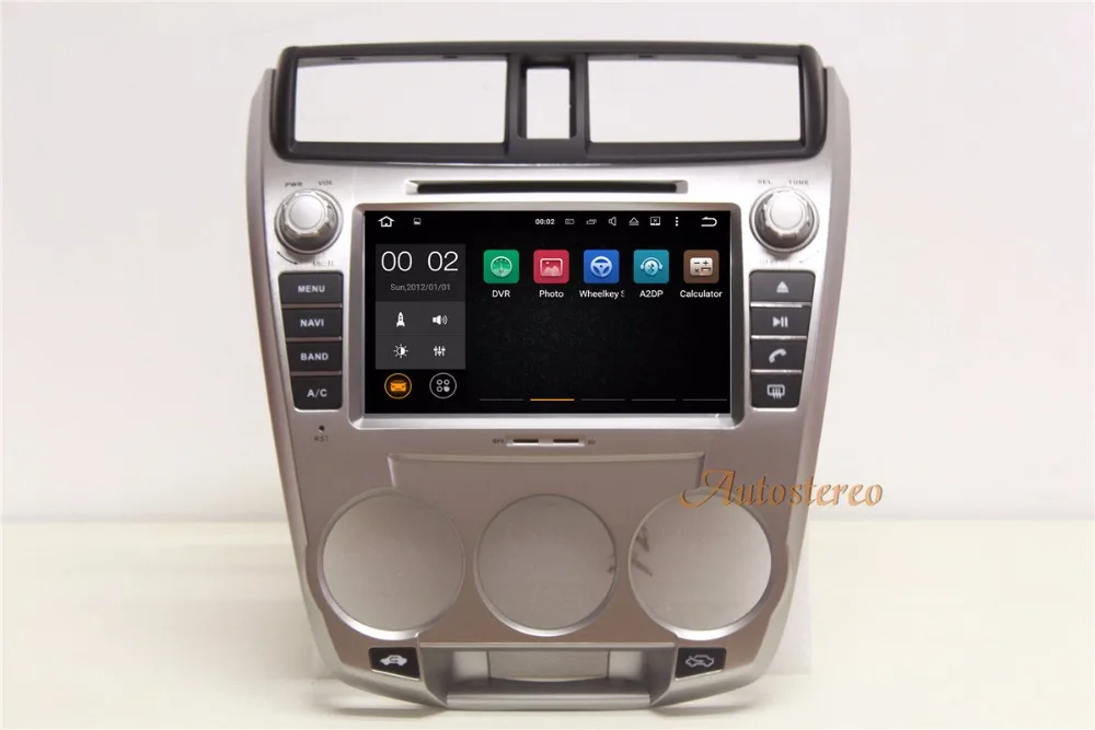 Perfect 8" Inch OCTA core Android Car CD DVD player AutoStereo unit GPS navigation for Honda City 2008-2014 multimedia stereo auto unit 1
