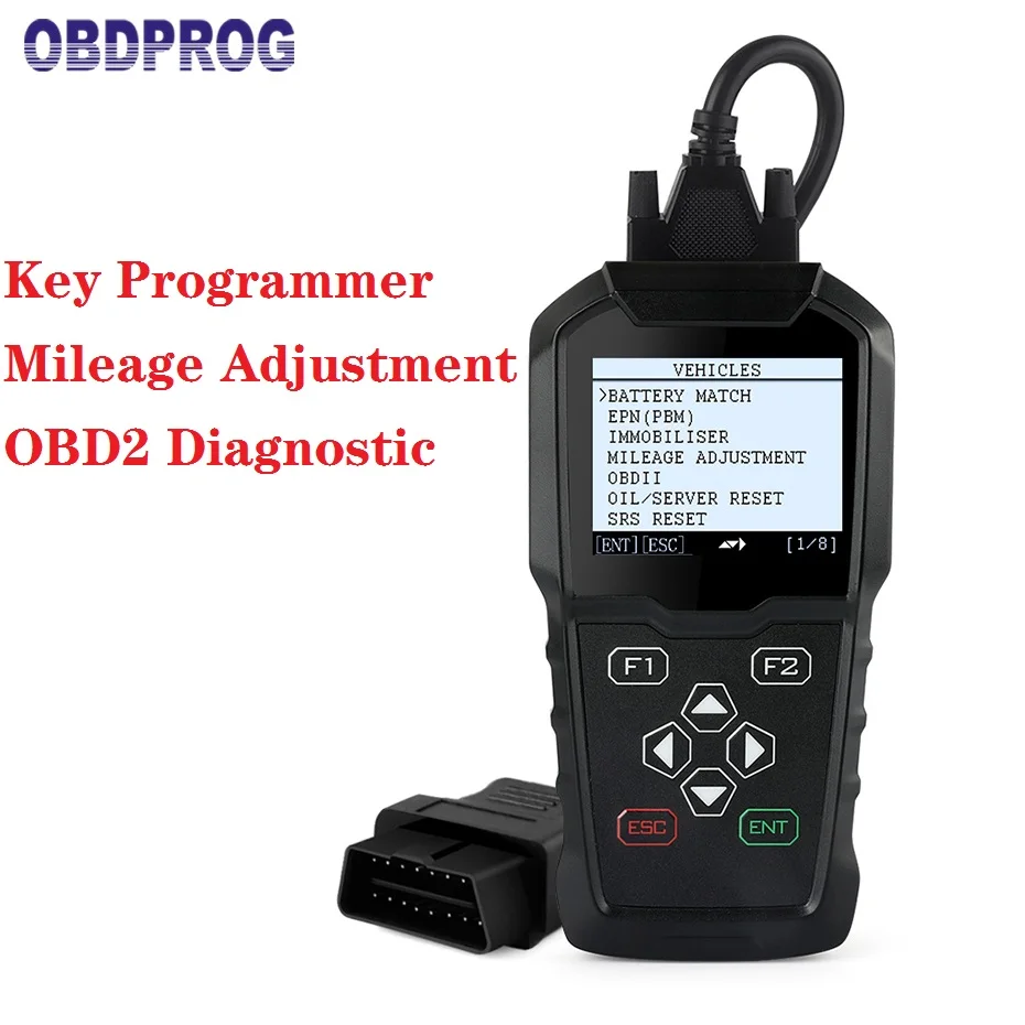 OBDPROG MT006 OBD2 Регулировка пробега+ ключ программист сканер для VAG AUDI SKODA сиденье автомобиля одометр коррекция диагностический инструмент