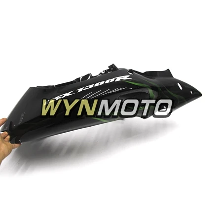 Полный ABS пластик инъекции черный зеленый пламя тела комплект для Suzuki GSXR1300 Hayabusa 1997-2007 кузов мотоцикл обтекатели
